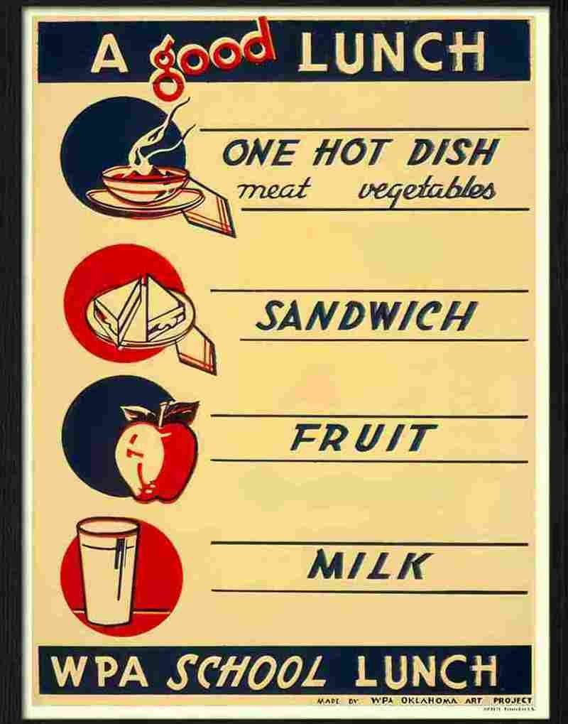E a good lunch Advert A4 Photo Print
