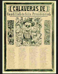 E calaveras de caudillos Advert A4 Photo Print