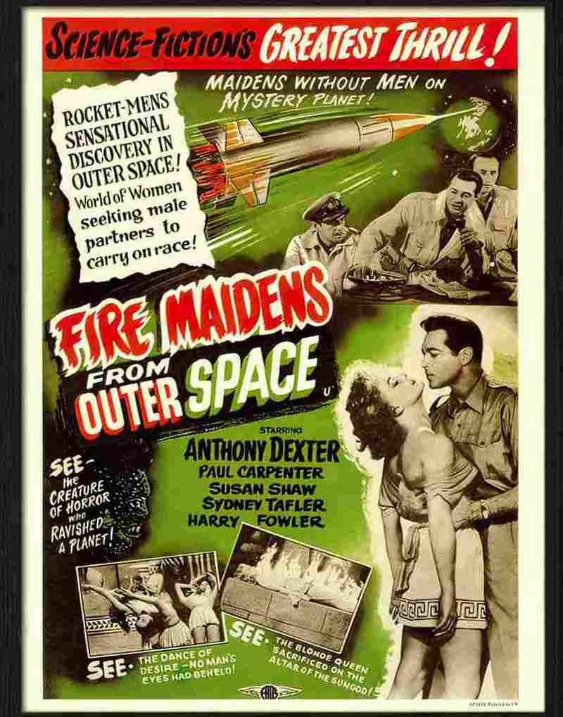 E fire maidens from outer space Advert A4 Photo Print