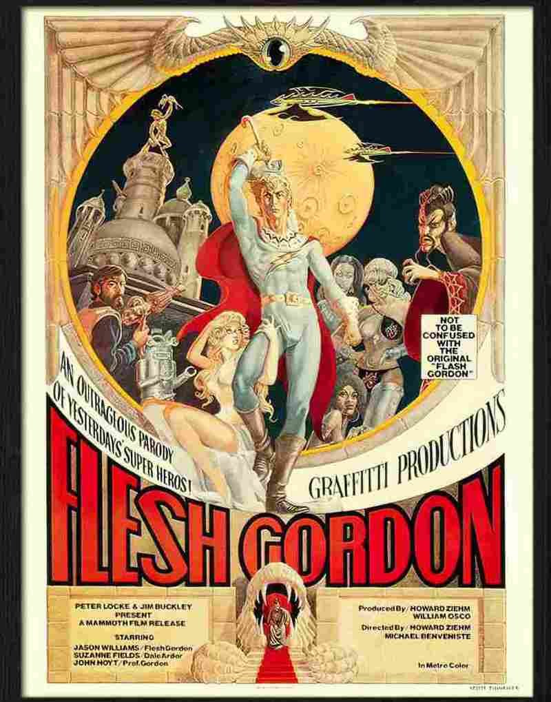 E flesh gordon Advert A4 Photo Print