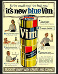 E new blue vim advert 1950s Advert A4 Photo Print