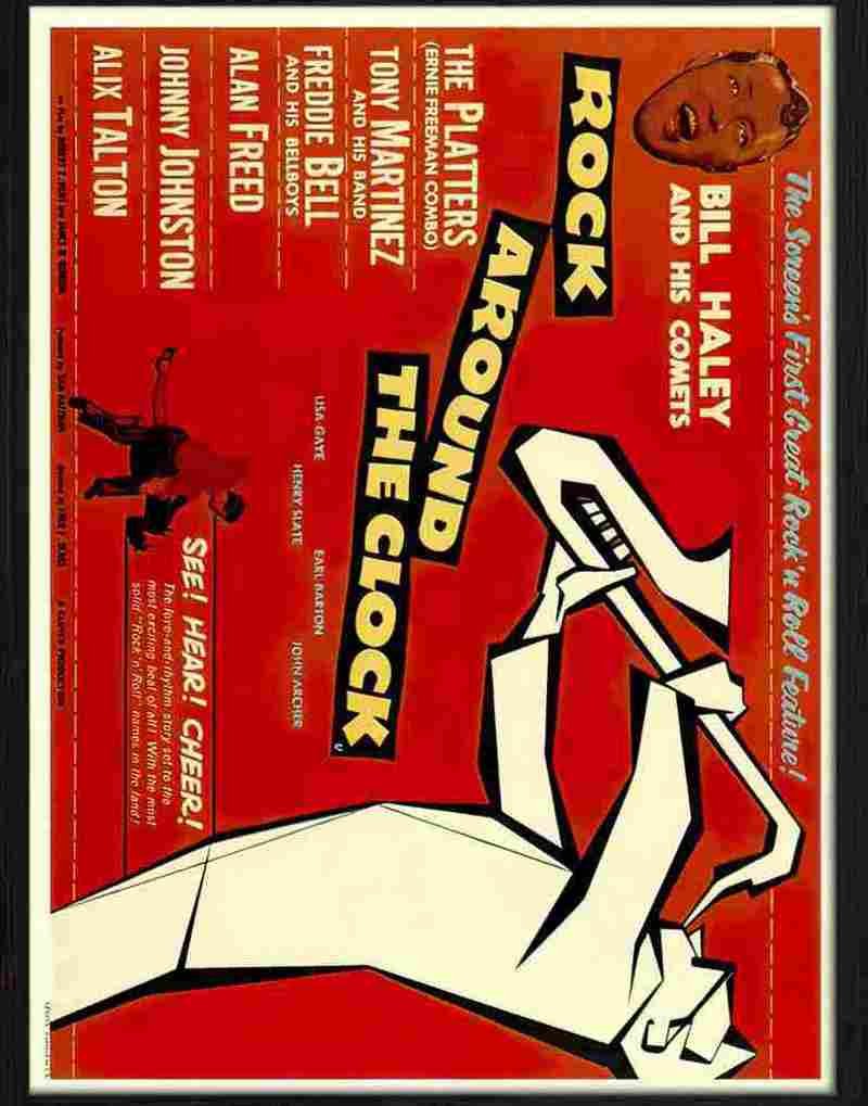 E rock around the clock bill haley Advert A4 Photo Print