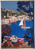 ETE SUR COTE AZUR PLM Vintage Advert A4 Photo Print
