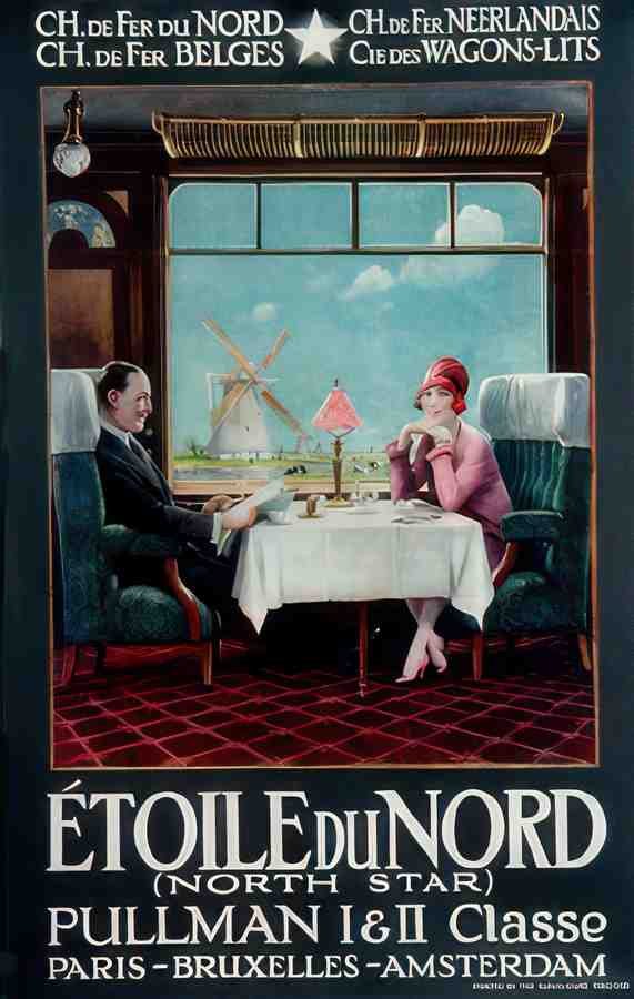 ETOILE DU NORD Vintage Advert A4 Photo Print