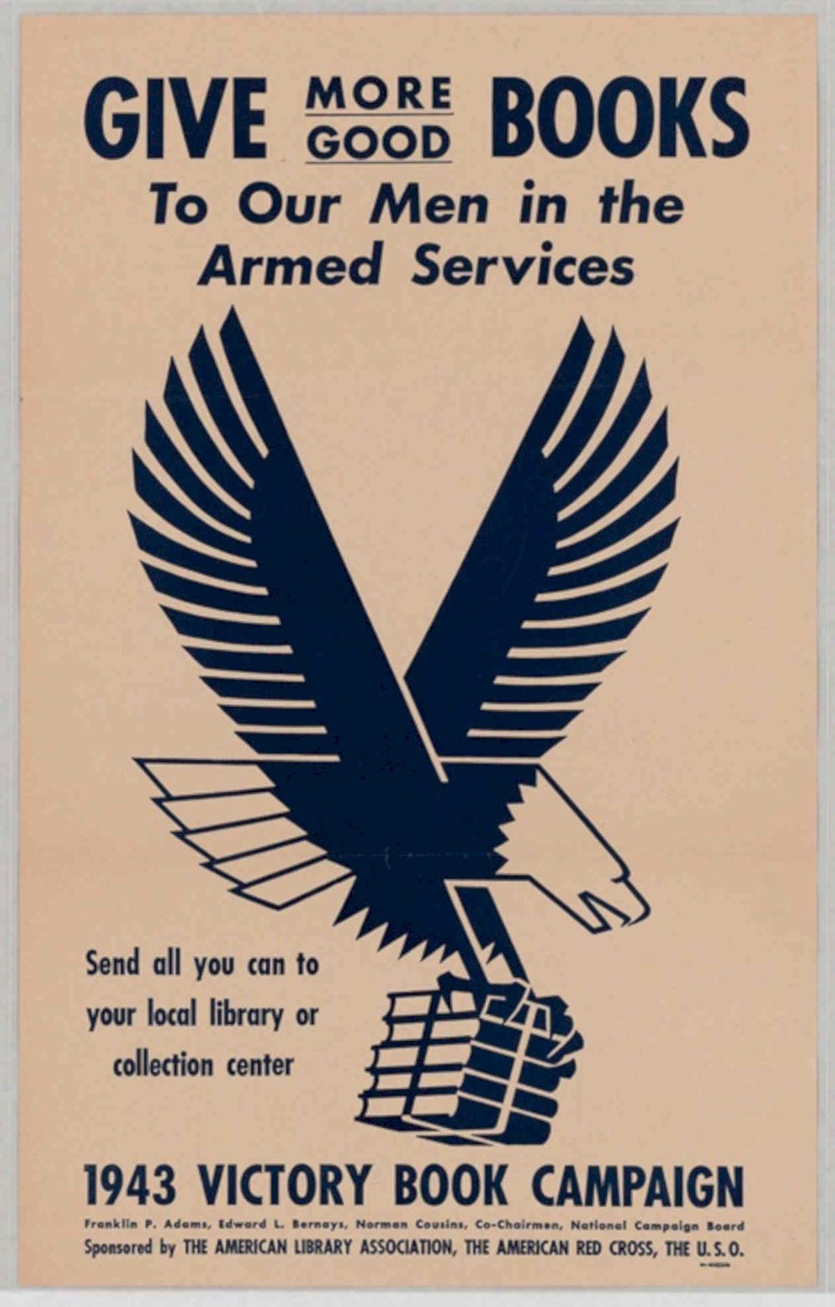 Eagle Books Victory American World War II Advert Poster