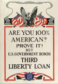 Eagle Flags Liberty Vintage Retro Advert Ads A4 Photo Print