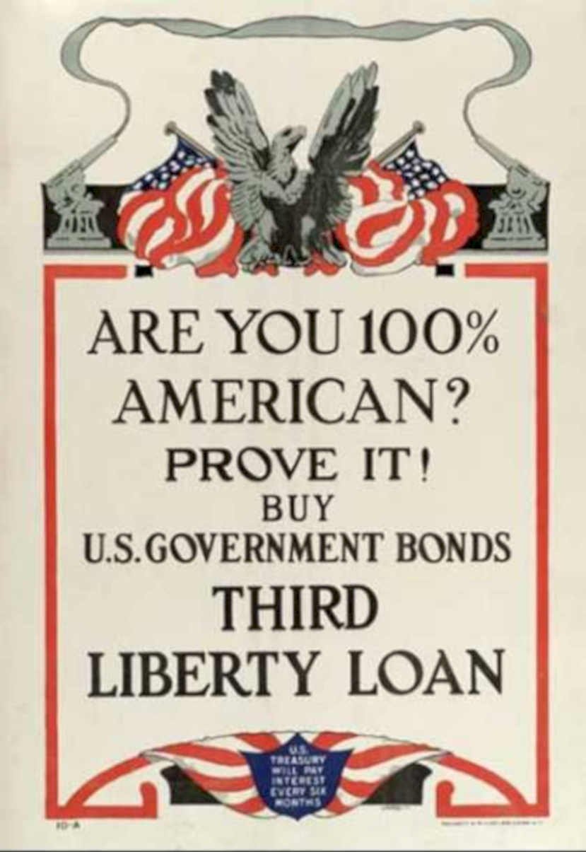 Eagle Flags Liberty Vintage Retro Advert Ads A4 Photo Print