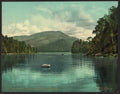 Eagle Lake Adirondack Mountains Vintage A4 Photo Print