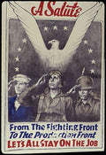 Eagle Salute Front Vintage Retro Advert Poster A4 Photo Print