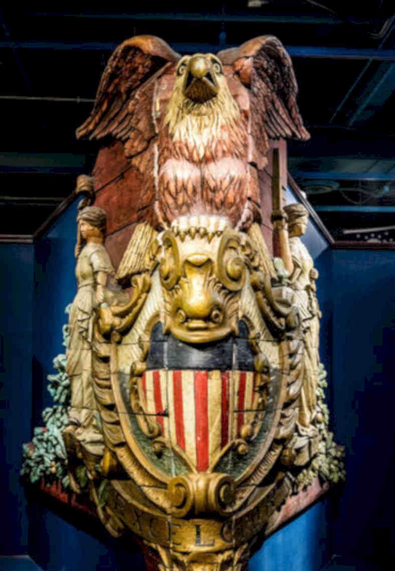 Eagle Ship Shield Vintage Retro Advert Poster A4 Photo Print