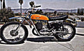 Eagle Sprite motorbike A4 Photo Print