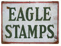 Eagle Stamps Sign Vintage Retro Advert Ads A4 Photo Print