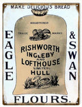 Eagle Swan Flours 2 Vintage Retro Advert Ads A4 Photo Print