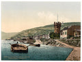 Eagle Tower and Niederwald Rudesheim the Rhine Vintage A4 Photo Print