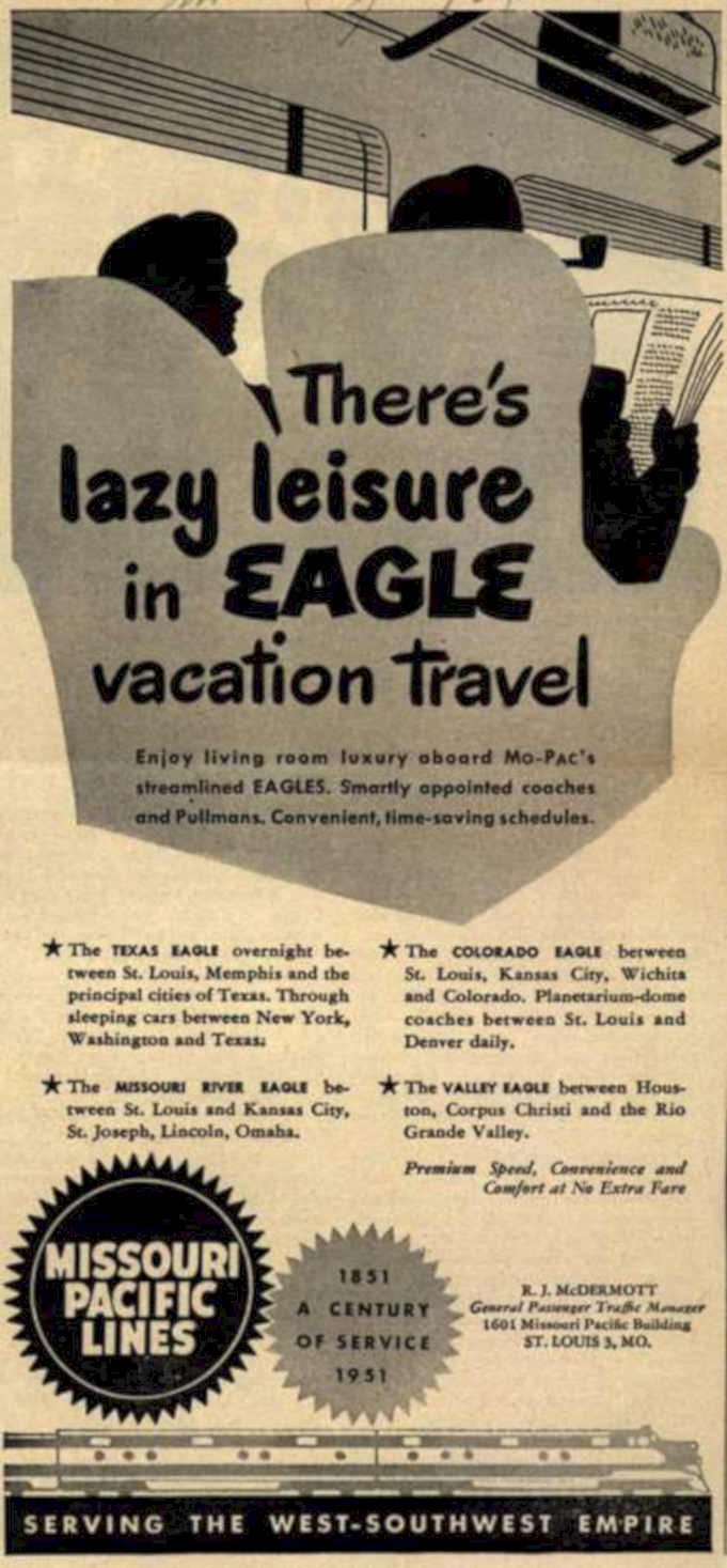 Eagle Train Leisure Vintage Retro Advert Ads A4 Photo Print