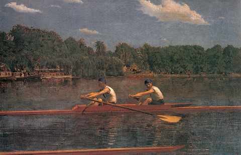 Eakins The Biglin Brothers Racing A4 Photo Print
