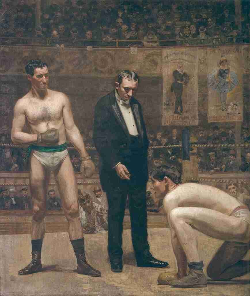 Eakins Thomas 1844 1916 Taking the Count 1898 A4 Photo Print