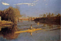 Eakins Thomas Max Schmitt In Single Scull A4 Photo Print