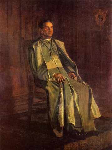 Eakins Thomas Monsignor Diomede Falconi A4 Photo Print