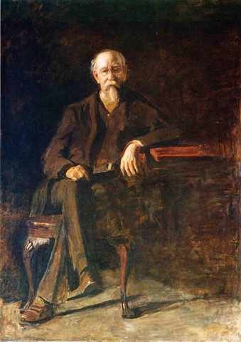 Eakins Thomas Portrait Of Dr William Thompson A4 Photo Print
