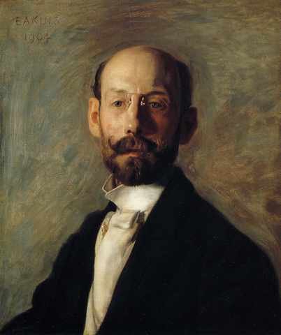 Eakins Thomas Portrait Of Frank B Linton A4 Photo Print