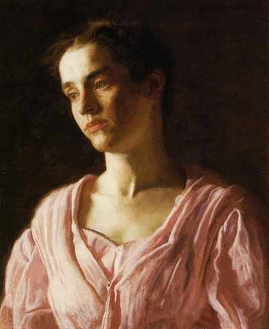 Eakins Thomas Portrait Of Maud Cook A4 Photo Print