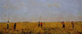 Eakins Thomas Pushing For Rail A4 Photo Print