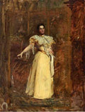 Eakins Thomas Study For The Portrait Of Miss Emily Sartain A4 Photo Print