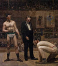 Eakins Thomas Taking The Count A4 Photo Print