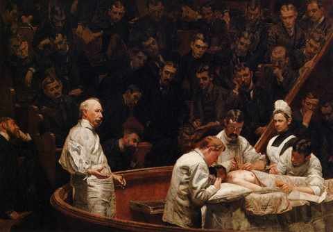 Eakins Thomas The Agnew Clinic A4 Photo Print