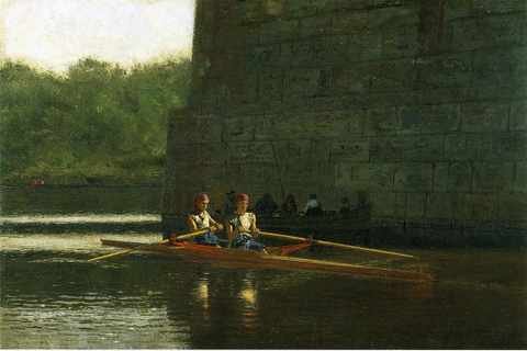 Eakins Thomas The Oarsmen AkThe Schreiber Brothers A4 Photo Print