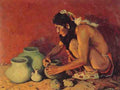 Eanger Irving Couse The Pottery Maker A4 Photo Print
