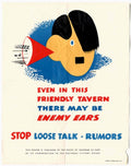 Ear Device Tavern American World War II Advert Poster