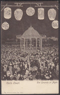Earls Court The Grounds At Night Vintage A4 Photo Print