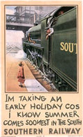Early Holiday Sr Advert A4 Photo Print