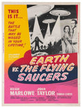 Earth Vs Saucers Vintage Retro Advert Poster A4 Photo Print 2