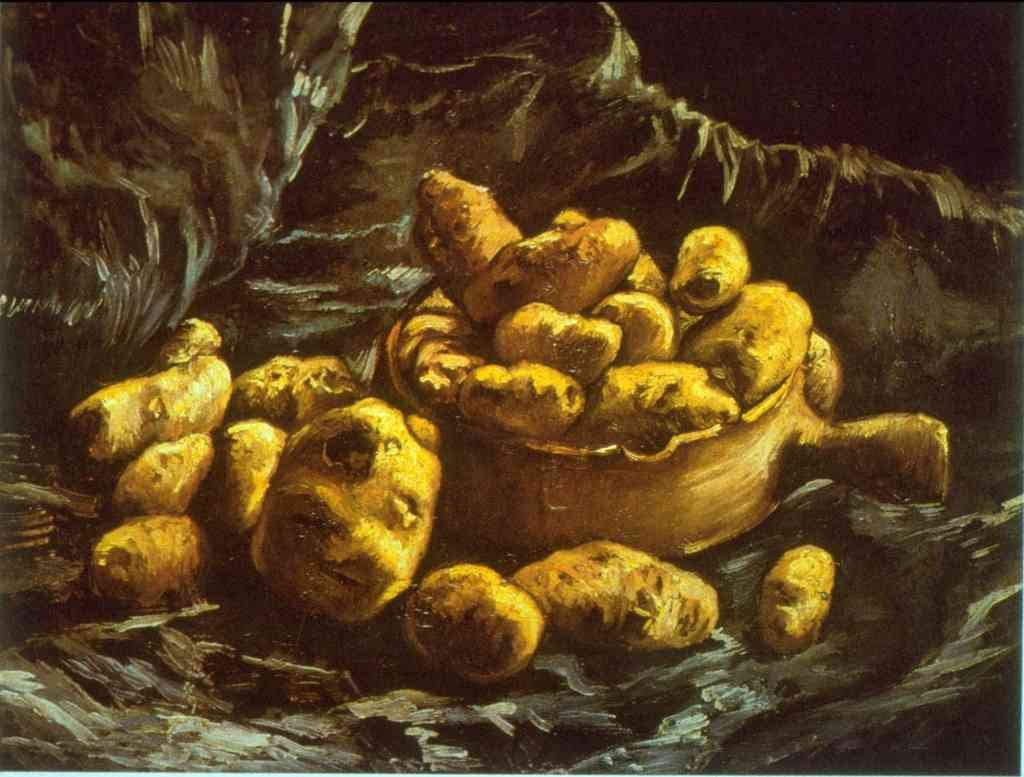 Earthen Bowls Van Gogh A4 Photo Print