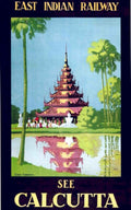 East Indian Railway Vintage Retro Advert Poster A4 Photo Print