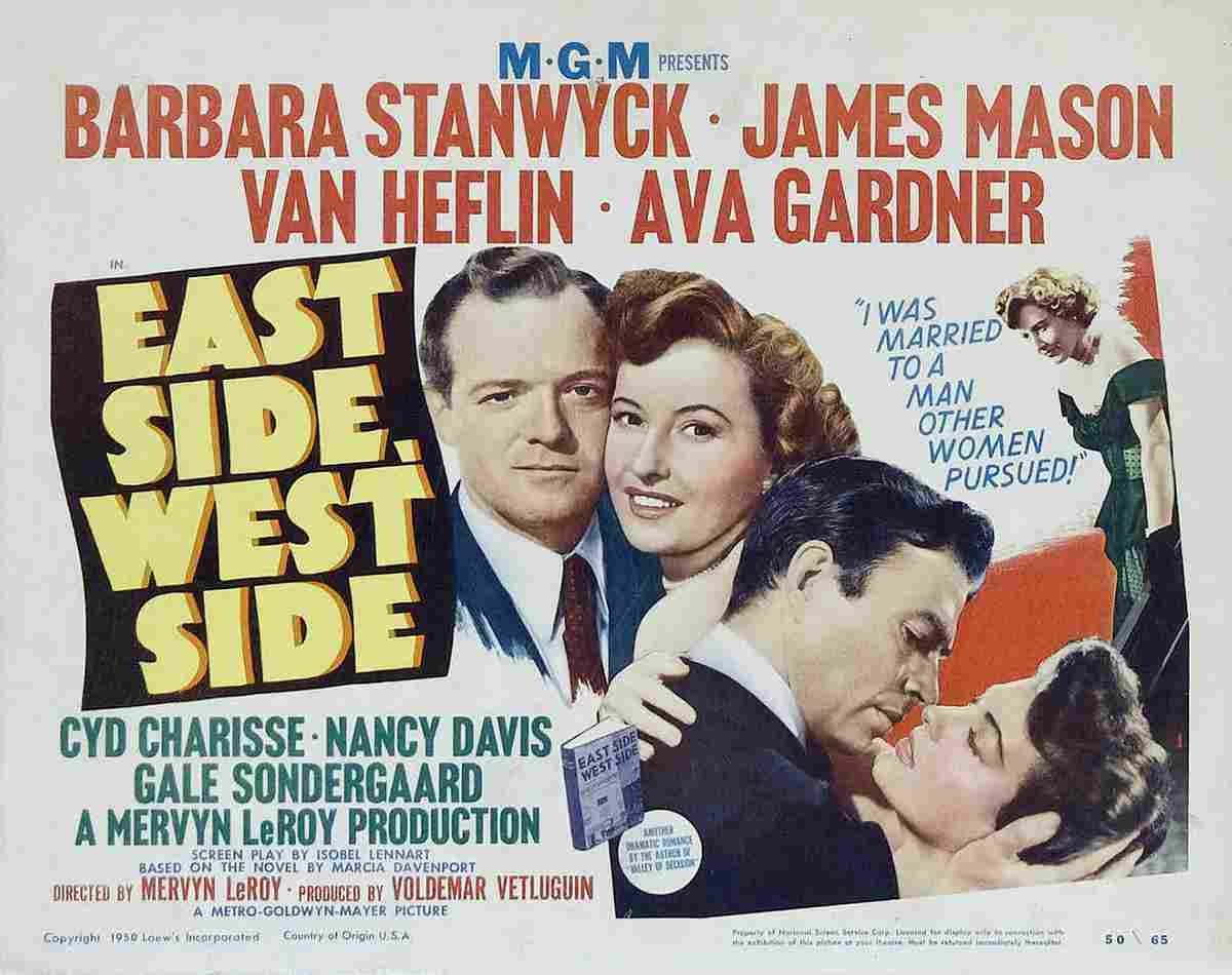 East Side West Side 1949 03  film star poster A4 Photo Print