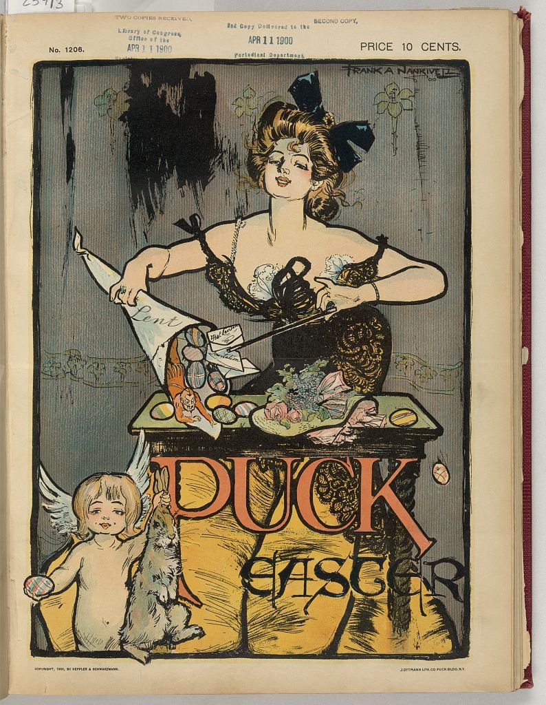 Easter 1900 PUCK A4 Photo Print