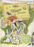Easter Rabbits Wagon Vintage Retro Advert Ads A4 Photo Print