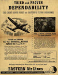 Eastern Air Lines 2 4 Vintage Retro Advert Ads A4 Photo Print
