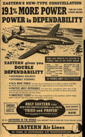 Eastern Constellation Flight Vintage Retro Advert Ads A4 Photo Print