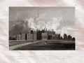 Eaton Hall Cheshire Eccleston England Malte Brun 1826 Vintage A4 Photo Print