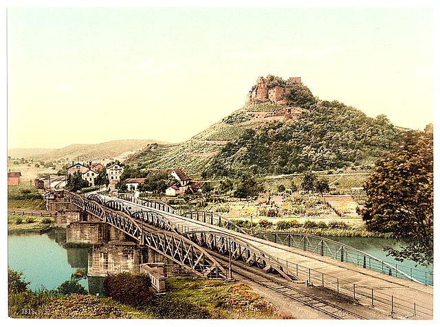 Ebernburg Nahethal Rhenish Prussia Vintage A4 Photo Print