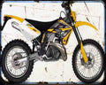 Ec 200 05 A4 Photo Print Motorbike Vintage Aged