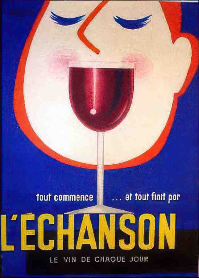 Echanson Vintage Advert A4 Photo Print