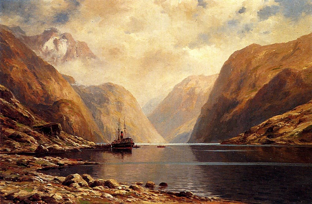 Eckenbrecher Themistocles Von Naero Fjord1 Art A4 Photo Print