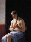 Eckersberg Christoffer Wilhelm Seated Nude Model A4 Photo Print