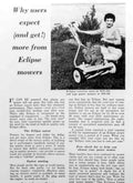 Eclipse Mower Extras Vintage Retro Advert Poster A4 Photo Print